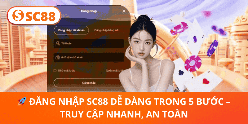 🚀 Đăng Nhập SC88 Dễ Dàng Trong 5 Bước – Truy Cập Nhanh, An Toàn