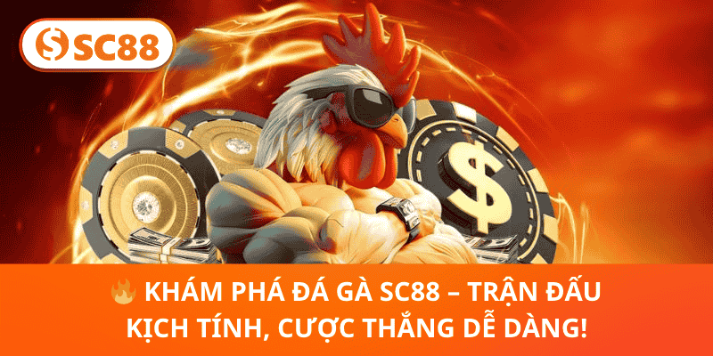 🔥 Khám Phá Đá Gà SC88 – Trận Đấu Kịch Tính, Cược Thắng Dễ Dàng!